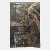 Munitions Girls 1918 in Factory World War 1 Theedoek (Verticaal)