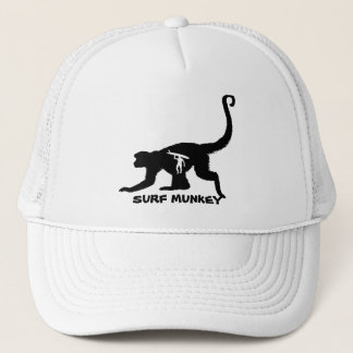 Munkey met Longboarder Tattto-ontwerp op petten