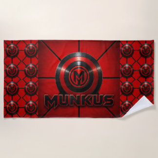 munkus/l Ultimatief embleem/Strandlaken/Badkamer h Strandlaken