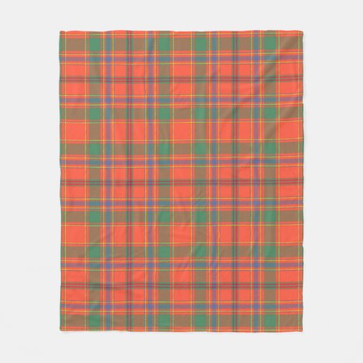 Munro Ancient Plaid Fleece Deken (Voorkant)