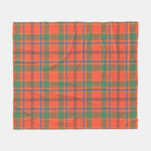 Munro Ancient Plaid Fleece Deken (Voorkant (Horizontaal))