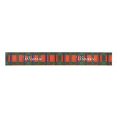 Munro clan Pset Scottish tartan Grosgrain Lint (Voorkant)