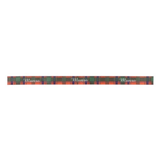 Munro clan Pset Scottish tartan Lint (Voorkant)