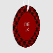 Munro Clan Tartan Schots Plaid Ornament (voorkant)