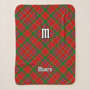 Munro Clan Tartan Sherpa Deken