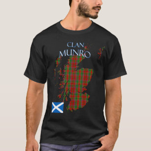 Munro Scottish Clan Tartan Schotland T-shirt