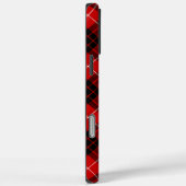 Munro tartan red black plaid Case-Mate iPhone case (Achterkant / Rechts)