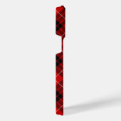 Munro tartan red black plaid iPhone hoesje (Rechterkant)