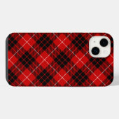 Munro tartan rouge noir plaid (Verso Horizontal)