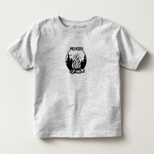 Munson Camping Kinder Shirts (Voorkant)