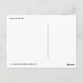 Munson Creek Briefkaart (Achterkant)