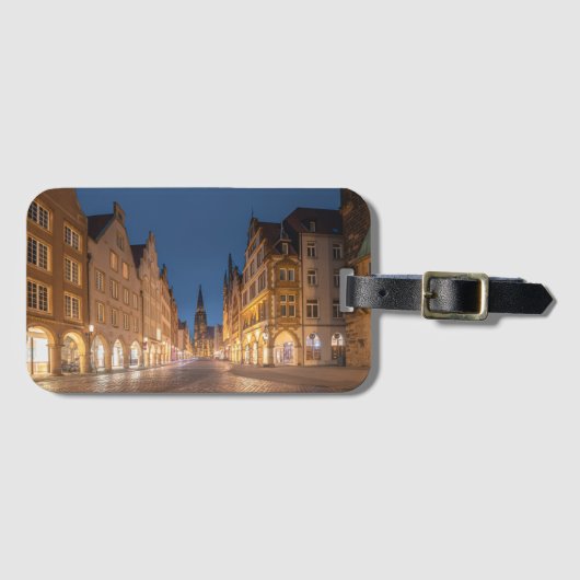 Münster Duitsland Bagagelabel (Voorkant (horizontaal))