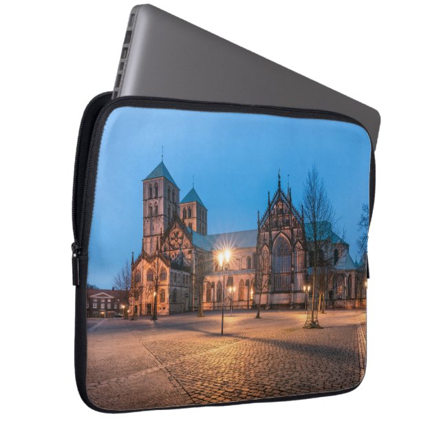 Münster Duitsland Laptop Sleeve (Voorkant Rechts)