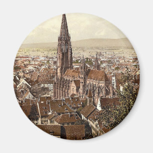Munster, Freiburg, Baden, prachtig Duitsland Magneet