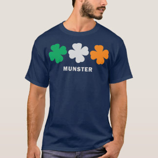 Munster Ireland Flag Retro Shamrock T-shirt