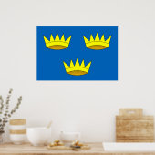 Munster, vlag van Ierland Poster (Keuken)