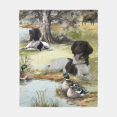 Munsterlander Fleece Deken (Voorkant)