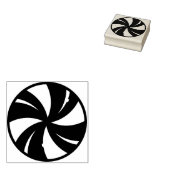 munt-3 rubberstempel (Gestempeld)