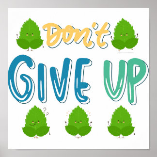 Munt aanmoedigen poster