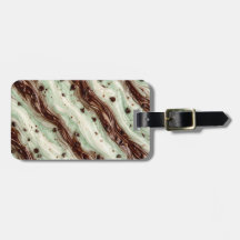 Munt Chocolade Chip Milkshake Marmer Design