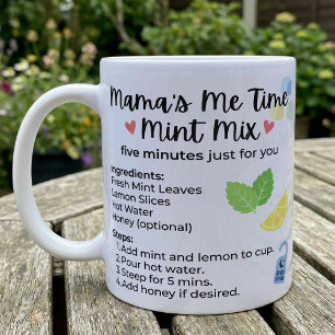 Munt Citroen Thee Pauze Recept voor Moeders Koffiemok