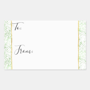 Munt Confetti Stippen naar goud van Kerst stickers