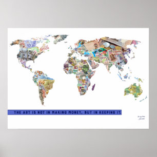 Munt door Land Poster