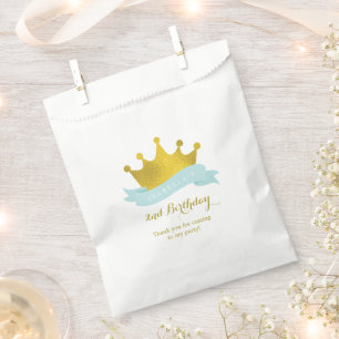 Munt en Gouden Prinses Birthday Party Bedankzakje