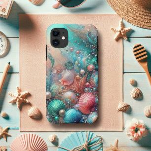 Munt- en koraalzee Schelpen Oceaan Bliss iPhone 11 Hoesje