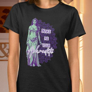 Munt en Paarse Aphrodite T-shirt