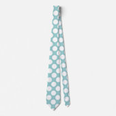 Munt met White Polka Dots Retro Stropdas (Voorkant)