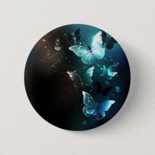 Munt Nacht Vlinders Ronde Button 5,7 Cm