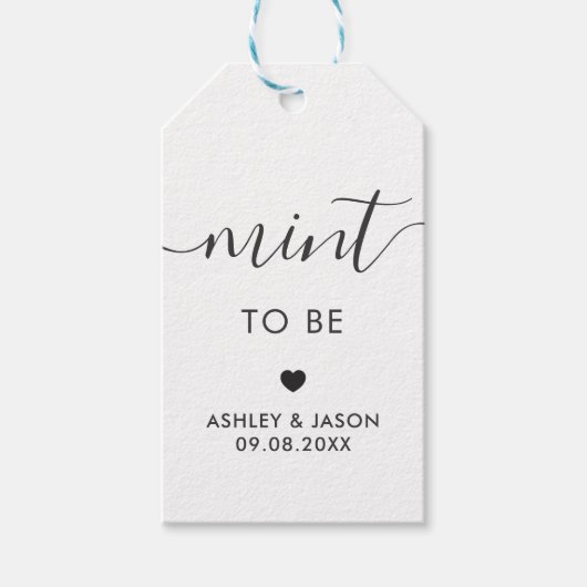 Munt om Gift Label te zijn, Label van Weddenschapp Cadeaulabel (Voorkant)