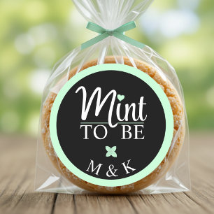 Munt om Trouwfeest te Vieren Bruidsfeest Ronde Sticker