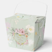 munt pioen bruiloft gunst doos bedankdoosjes (Voorkant)