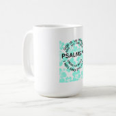 Munt psalm 91 bloem koffiemok (Voorkant links)