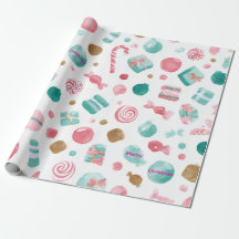 Munt & Roze CANDY Kerstpapier 