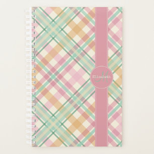 munt roze pastels springtijdplaid planner