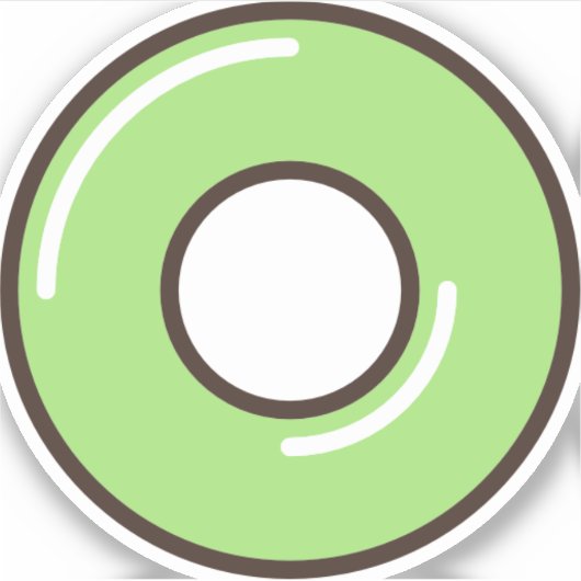 munt sticker (Voorkant)