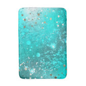 Munt Turquoise Folie Achtergrond Badmat (Voorkant Verticaal)