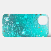 Munt Turquoise Folie Achtergrond Case-Mate iPhone Case (Achterkant (horizontaal))