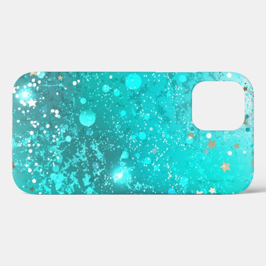 Munt Turquoise Folie Achtergrond Case-Mate iPhone Case (Achterkant (horizontaal))