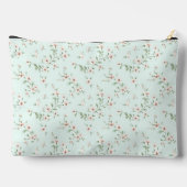 Munt + Wit Romantische Bloemen Trouwfeest Etui (Achterkant)