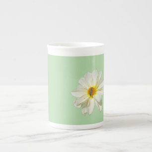Munt Witte Bloem & Honingbij Bone China Mok