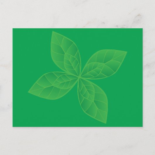 Muntblaadjes Briefkaart (Voorkant)