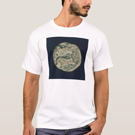 munten met de hoofden van Julius Caesar en Augustu T-shirt (Voorkant)
