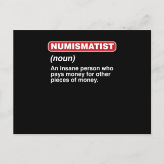 Munten Muntenverzamelaars Handelaren Valuta Tokens Briefkaart