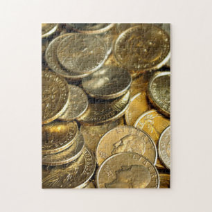 Munten Valuta Legpuzzel