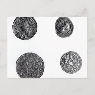 Munten van Cunobelinus of cymbeline Briefkaart