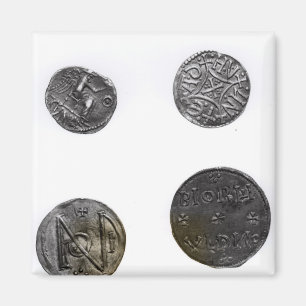 Munten van Cunobelinus of Cymbeline, koning van Me Magneet